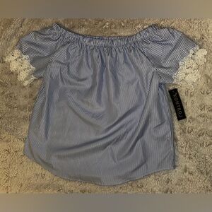 Kontrol Contemporary Off-Shoulder Blouse